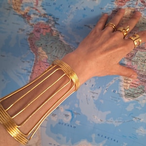 Gold Cuff Bracelet,Gold plated cuff,wide cuff,large cuff,gold bracelet,brass bracelet,statement cuff