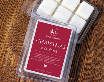 Christmas Scented Wax Melts. Choose Scent. Winter Melts. Holiday Melts. Christmas Gift. Christmas Memories.  3oz Soy. BW Collection.