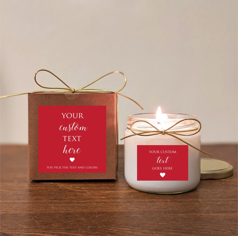 Personalized Photo Candle. Personalized Gift. Custom Candle. Etsy