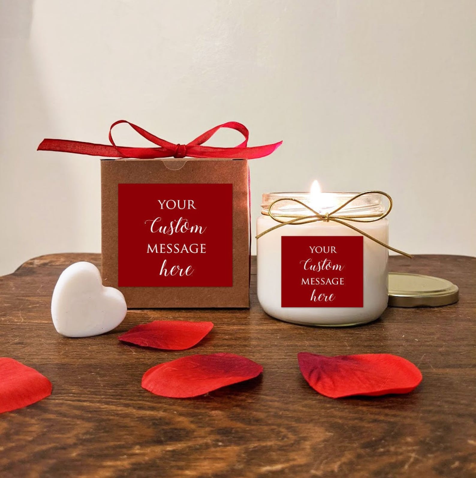 Pregnancy Announcement Custom Candle. You Pick Text and Etsy