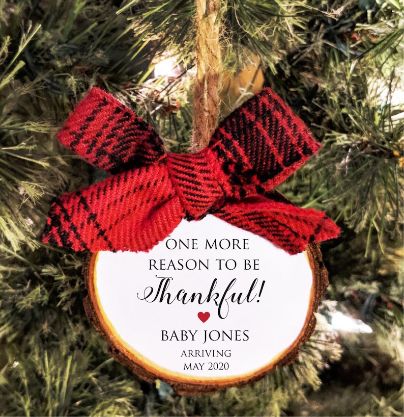 pregnancy announcement ornament