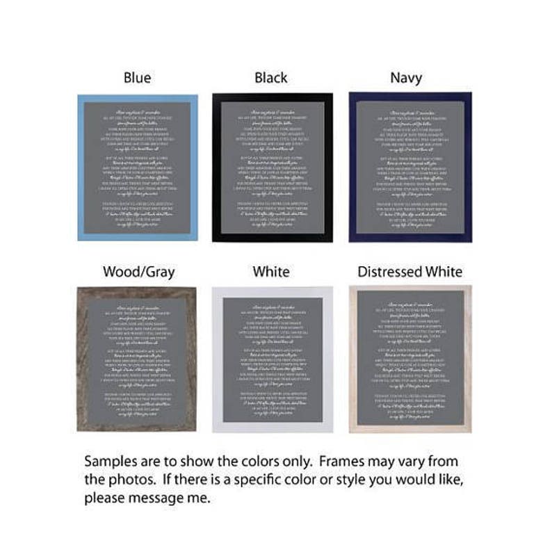 Frame for Print. 11x14. Sizes in This Listing Are for 11x14 Etsy