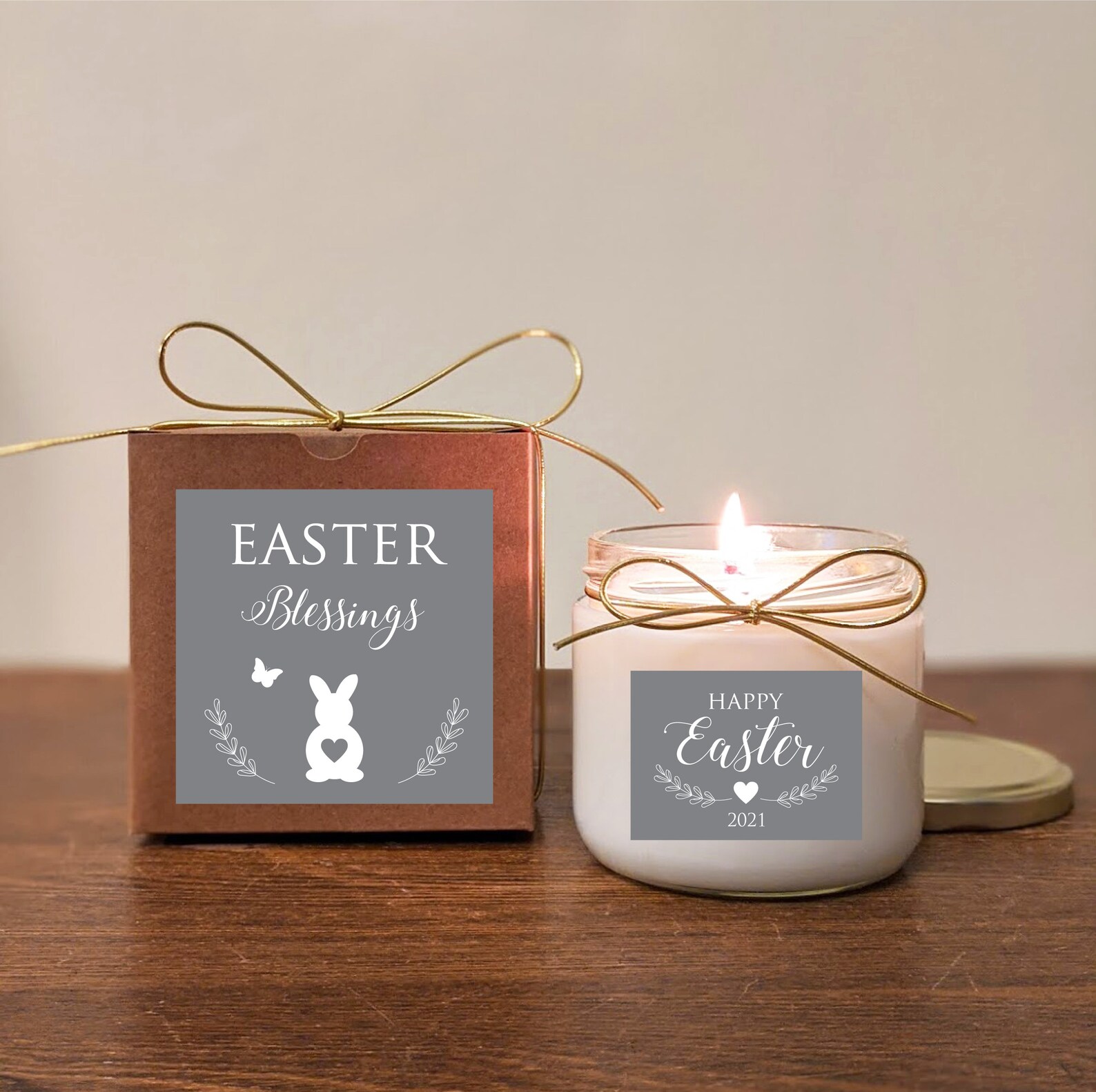 Personalized Easter Gift Candle. Easter Blessings. Easter Gift Etsy