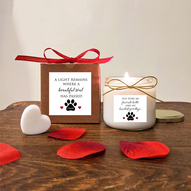 Pet Memorial Candle. You Were My Favorite Hello. You Pick Text Etsy