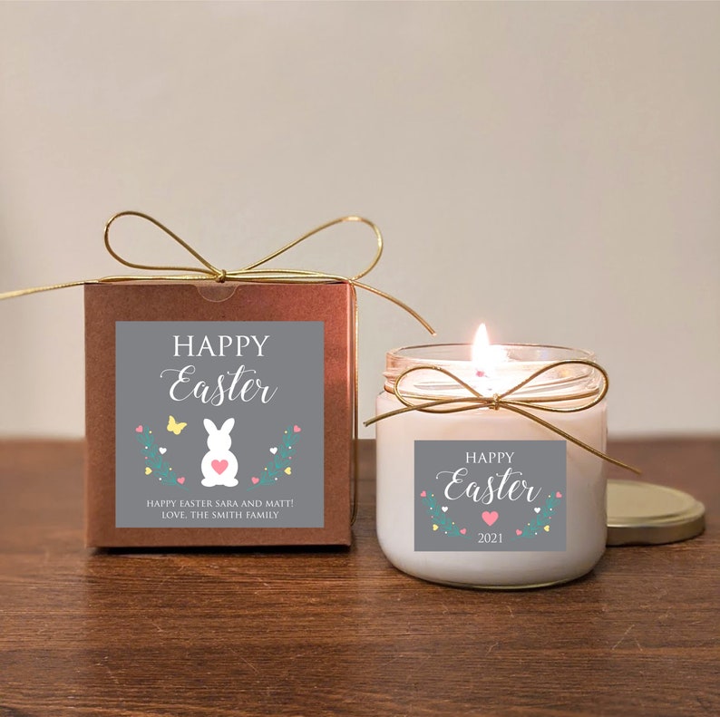 Personalized Easter Gift Candle. Easter Blessings. Easter Gift Etsy