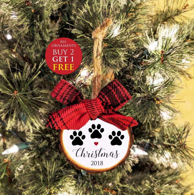 Personalized Dog Christmas Ornament. Dog Decor. Custom Colors Etsy