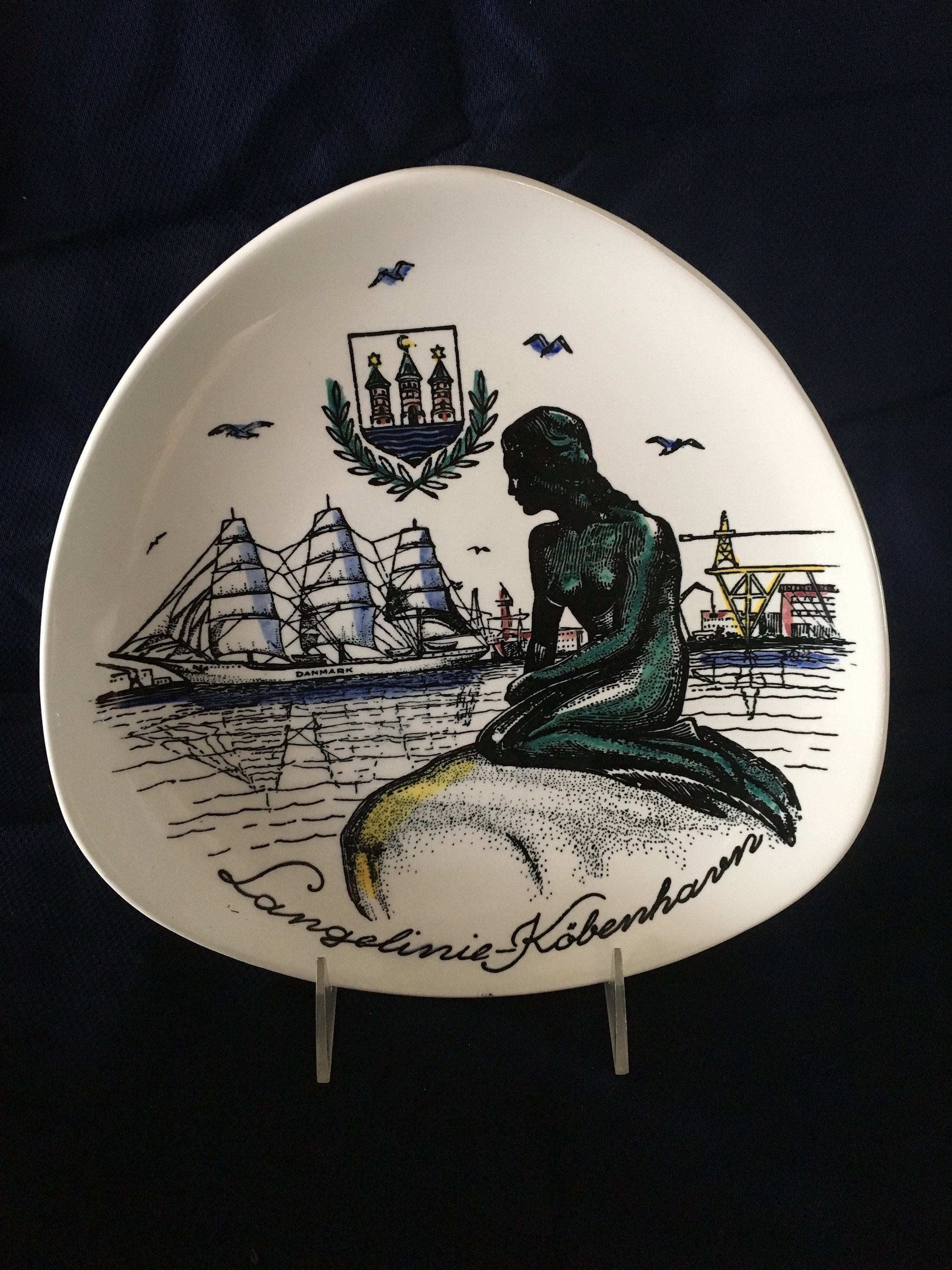   Langelinie 皿 Langelinie plate - Etsy 日本
