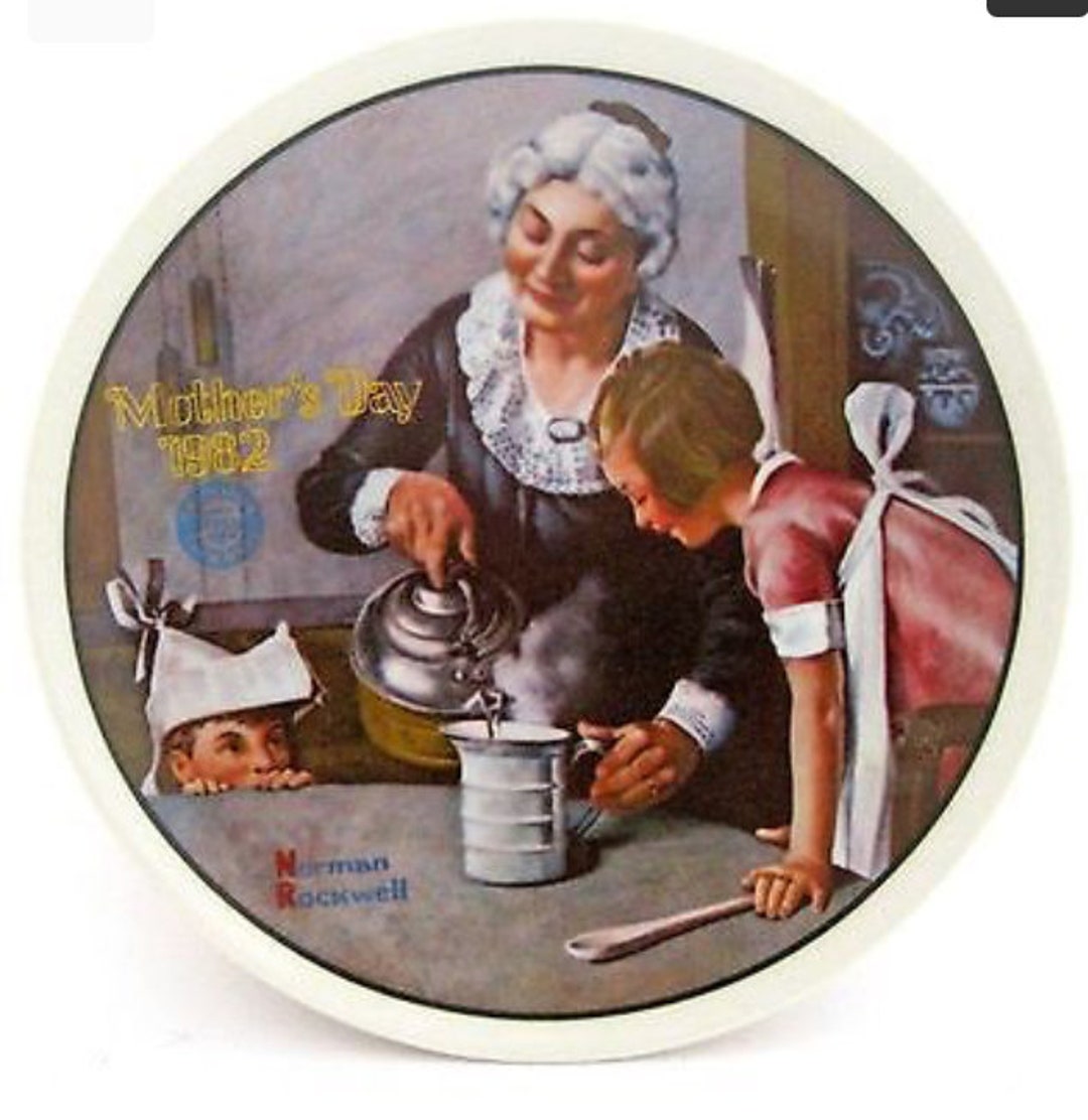 Norman Rockwell Mothers Day 1982 Etsy