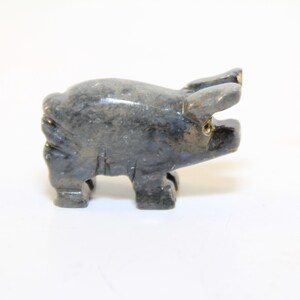 1-5 / 8 &quot;Hand geschnitzter Stein Speckstein Schwein Tier Fetisch Figur Made In Peru (Genaue Artikel abgebildet + kostenloser Versand !!)