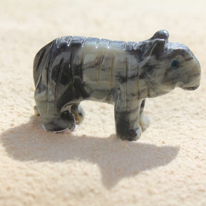 1-3/8&quot; Hand Carved Stone Soapstone SHEEP/LAMB/Mutton Figurine/FETISH Exact item pictured...HandMade In Peru + Free Shipping!!