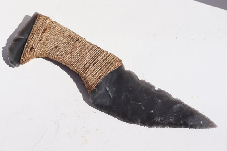 Davis Creek Rainbow Obsidian Flint Knapped Fantasy Knife Solid Etsy