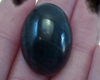 RARE Blue Tigereye Cabochon Great For Wire Wrapping Handcrafted In The USA Used For Jewelry CB.45