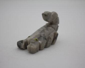 1-9/16" Hand Carved Stone Soapstone DESERT STRIKING Scorpion Figurine Made In Peru (Exact Item Pictured + Free Shipping!!)