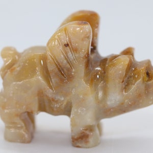 1-1/2&quot; Hand Carved Stone Soapstone PIG w/ WINGS/Flying Pig Figurine/FETISH Exact item pictured...HandMade In Peru + Free Shipping!!