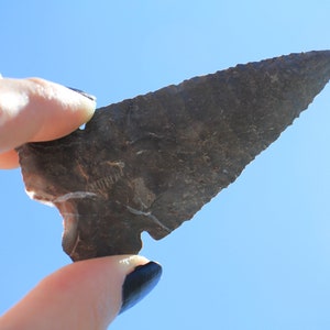 Ohio Flint Ridge Flint Knapped Pfeilspitze mit Druckflockentechniken; D.I.Y. Messerherstellung/Wire Wrapping Projekt/Brieföffner