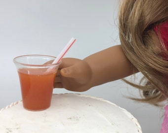 Apple Cider Drink for dolls like American Girl, Elf on the Shelf, Figurines, and other 18" dolls