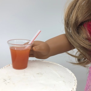 Apple Cider Drink for dolls like American Girl, Elf on the Shelf, Figurines, and other 18" dolls