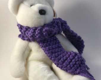 Gemütlicher handgestrickter Schal für Kuscheltiere, amerikanische Mädchen und andere - verschiedene Farben