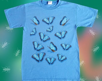 Blue Glitter Butterflies (Adult)