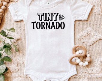 Tiny Tornado Romper, cadeau voor nieuwe moeder, nieuw babycadeau, babykleding, grappige babykleding, luiershirt, romper, rompertjes®