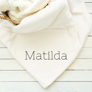 Name Blanket, Custom Blanket, Name Throw, Minky, Sherpa, Gift for her, Gift for Him,