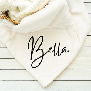 Name Blanket, Custom Blanket, Name Throw, Minky, Sherpa, Gift for her, Gift for Him,