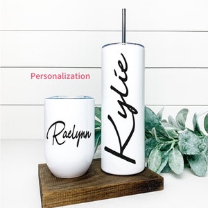 Alphabet Tumbler, Letter S, Floral, Monogram, Wine Tumbler, Personalized,Wine Tumbler image 3