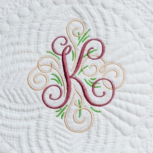 Monogrammed Quilt, Baby Blanket, Newborn Gift, Personalized Quilt, Keepsake Baby Gift,  Baby Shower Gift, Initials, Heirloom Quilt