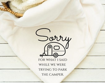 Camping Camp Sorry For What I Said While We Were Trying To Park The Camper V2 Magcamper Camper Lumbar Pillows P251498406