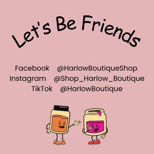 a pink poster with two jars of jelly and the words let's be friends