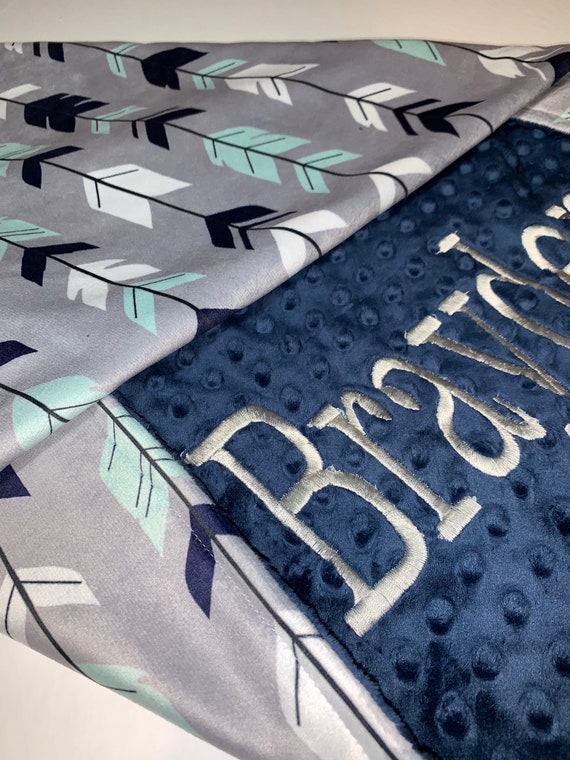 personalized minky blankets