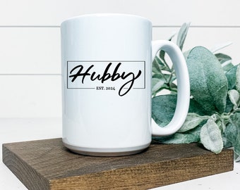 Hubby Coffee Mug, Skull Mug, Adult Humor, Gift for him, Gift for her, Personalized, Funny, Sweary