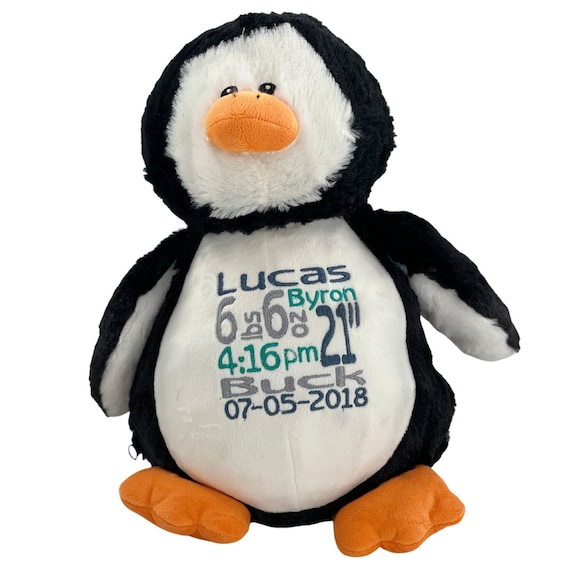 Personalized sale stuffed penguin