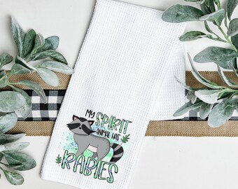 My Spirit Animal Has Rabies Geschirrtuch, Waschbär, Geschirrtuch, Geschirrtuch, Geschirrtuch, Geschirrtuch, Geschirrtuch, Geschirrtuch, Geschirrtuch, Geschirrtuch, Geschirrtuch