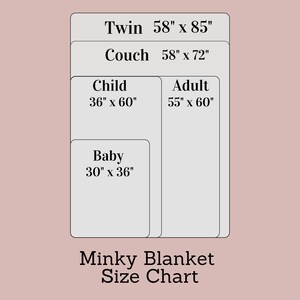 a pair of twins size chart for each child