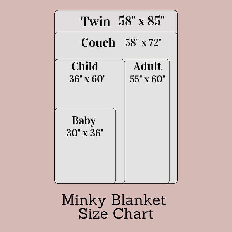 a pair of twins size chart for each child