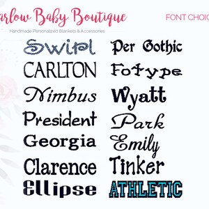 a bunch of different type of font on a white background