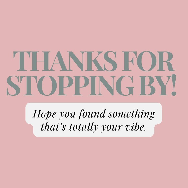 a pink background with the words thanks for stopping by