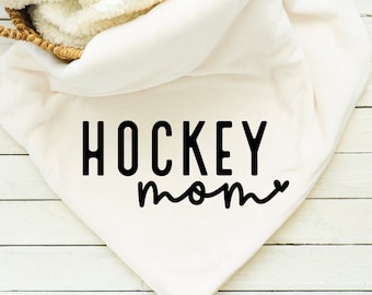 Hockeymamma-tittarfilt, supermjuk filt, Minky, Sherpa, sport