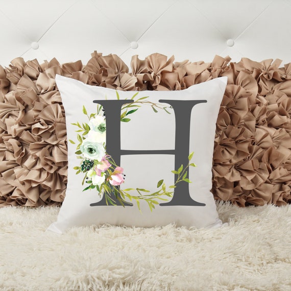 Letter h pillow hotsell