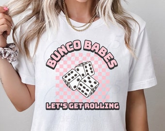 Tshirt Bunco Fichier PNG | Sublimation Bunco Babes PNG | T-shirt de sublimation des cliparts | Téléchargement instantané numérique Bunco PNG