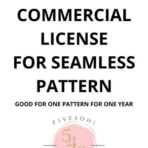 Licencia comercial para ONE Digital Seamless Pattern