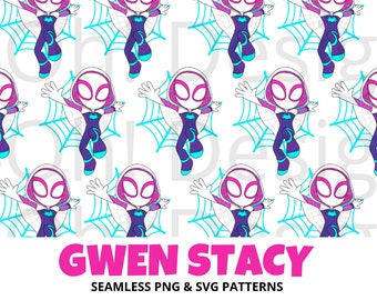 Spider Gwen | Ghost Spider | Gwen Stacy | Ghost-Spider | Spidey e seus amigos incríveis | Super-herói | Ghost Spider PNG