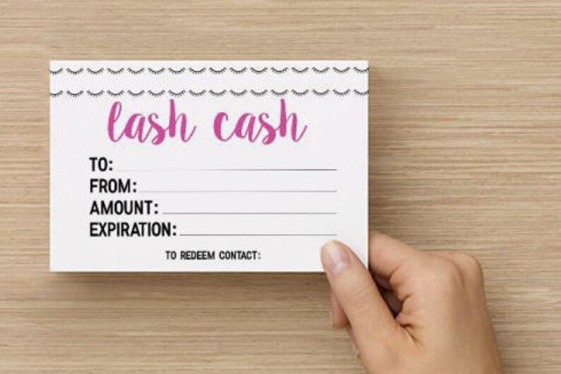 Eyelash Extension Gift Certificate Lash Boost Gift Certificate Spa Gift Eyelash Extension Gift Certificate Lash Boost Gift Certificate Spa Gift