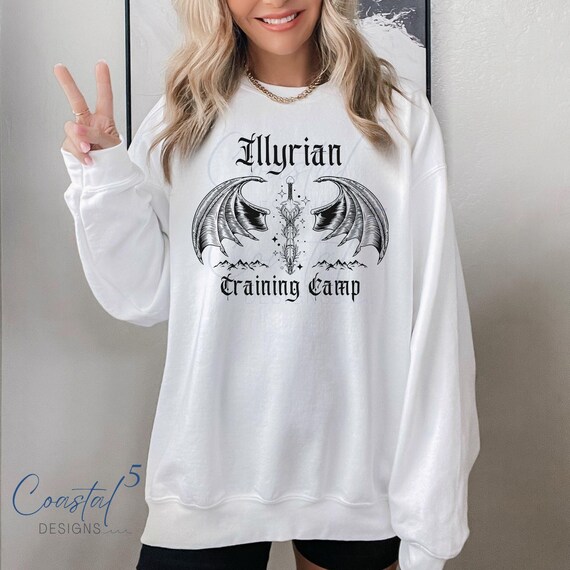 Ilyrian Training Camp PNG for sublimation, ACOTAR svg, Nesta png, SJM Merch, Bat Boys shirt Design, Bookish Shirt, Court of Thorns and Roses