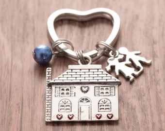 personalised first teacher keyring to back to school