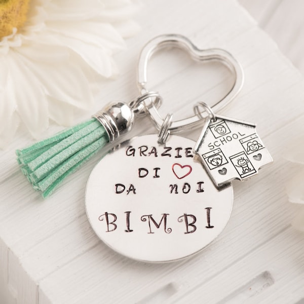 Portachiavi Personalizzato 'Drive Safe I Need You Here With Me' - Regalo Per Autista, Fidanzato, Marito - Nero