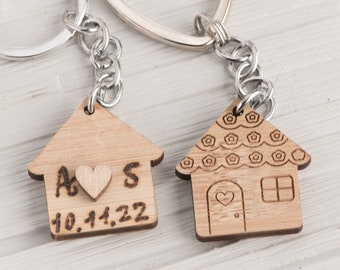 new home keychain as couple gift ideas