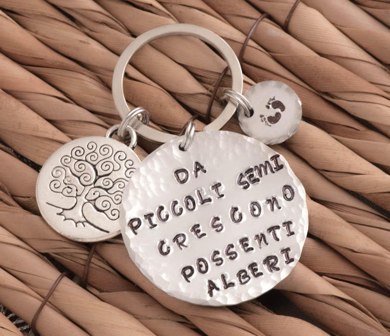 Porte-clés Métal Argenté - Idée Cadeau Pour Maîtresse Ou Institutrice - Fin D'année Scolaire
