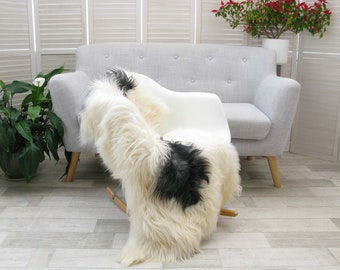 ICELANDIC SHEEPSKIN RUG Single Natural Sheep Skin Hide Sofa Floor Chair Cover Lambskin G237